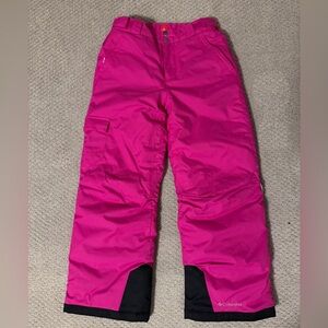 Columbia Kids Fuchsia Snow Pants